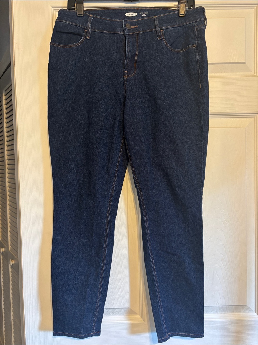 Old Navy Women's Deep Blue Skinny Jeans